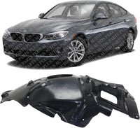 Front Fender Liner Middle Section Left Driver Side Direct Replacement Compatible With 2014-2019 BMW 3-Series GT BM1248154 51717288909