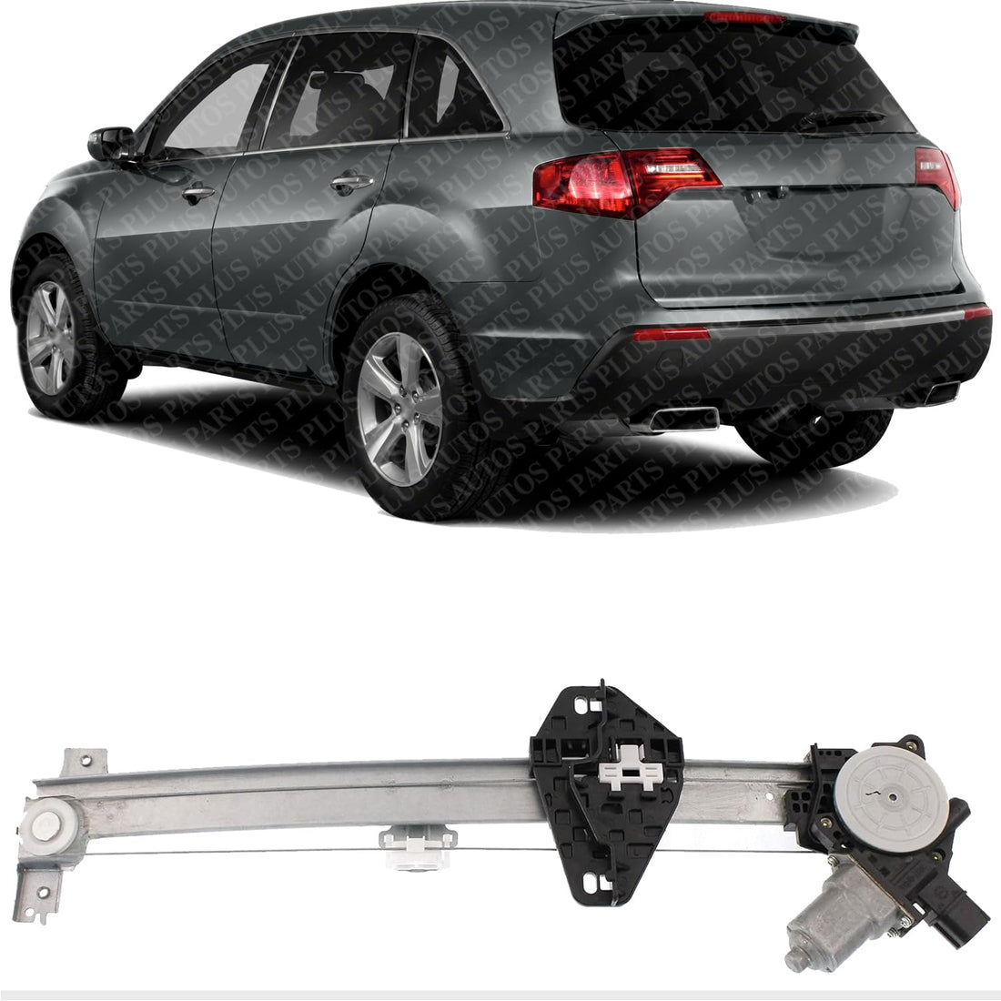 Rear Power Window Regulator with Motor Left Driver Side Direct Replacement Compatible with 2007-2013 Acura MDX AC1550104 72750STXA02