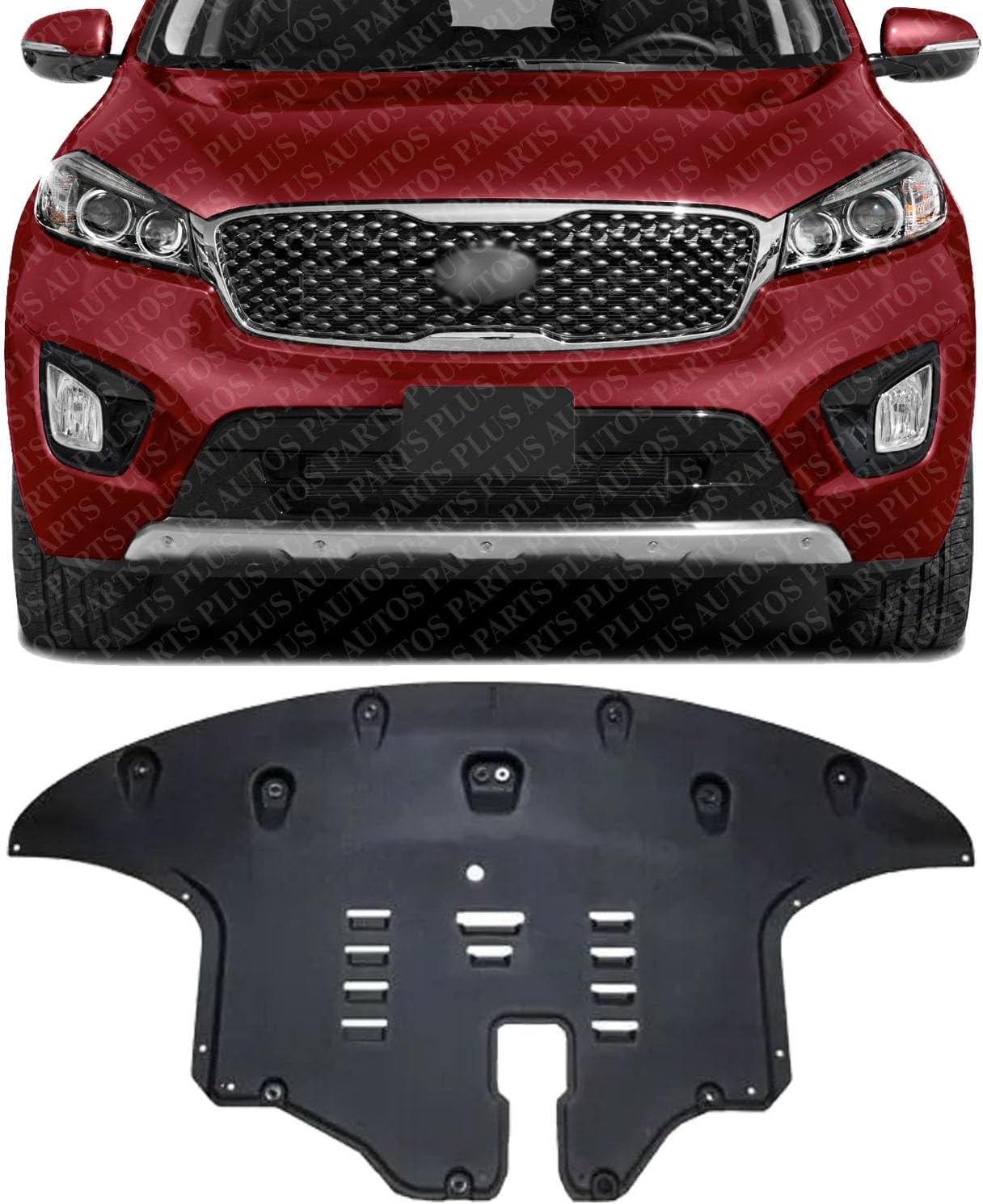 Front Engine Splash Shield Under Cover Direct Replacement Compatible with 2016-2020 Kia Sorento KI1228155 29110C6500