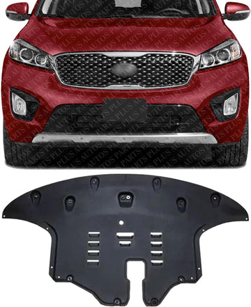 Front Engine Splash Shield Under Cover Direct Replacement Compatible with 2016-2020 Kia Sorento KI1228155 29110C6500