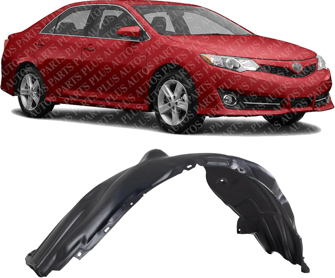 Front Fender Liner Right Passenger Side Direct Replacement Compatible With 2012-2014 Toyota Camry TO1249166 5387506170