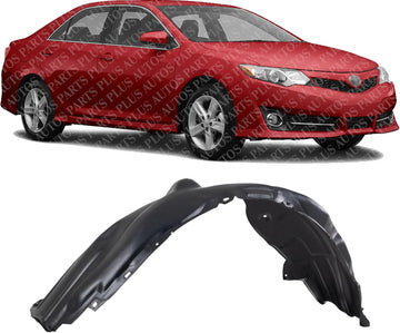 Front Fender Liner Right Passenger Side Direct Replacement Compatible With 2012-2014 Toyota Camry TO1249166 5387506170