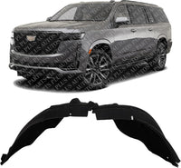 Front Inner Fender Liner Left Driver Side Direct Replacement Compatible With 2021-2024 Cadillac Escalade GM1248321 84856827