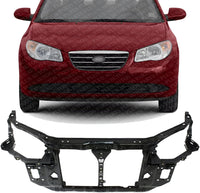 Front Radiator Support Assembly Plastic With Steel Direct Replacement Compatible With 2007-2010 Hyundai Elantra HY1225152 641012H000