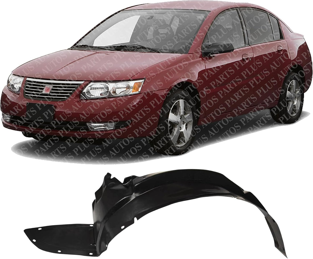 Front Fender Liner Left Driver Side Direct Replacement Compatible With 2003-2007 Saturn Ion GM1248134 22663892