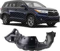 Front Fender Liner Left Driver Side Direct Replacement Compatible With 2014-2019 Toyota Highlander TO1248194 538060E150