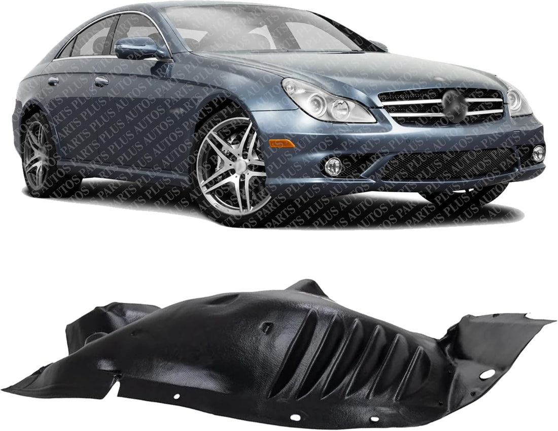 Front Section Fender Liner Right Passenger Side Direct Replacement Compatible With 2006-2011 Mercedes Benz CLS-Class MB1249130 2196901030