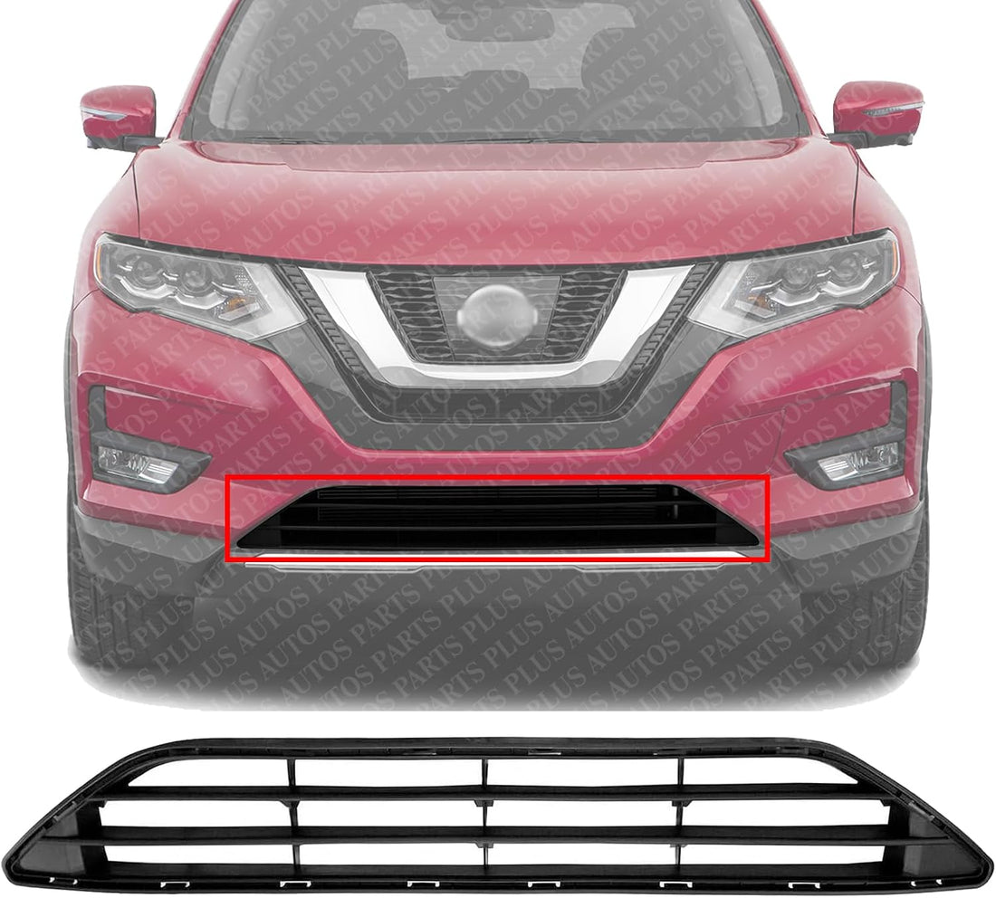 Front Bumper Grille Plastic Direct Replacement Compatible With 2017-2020 Nissan Rogue NI1036108 622546FL0A