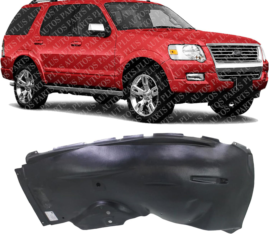 Front Fender Liner Rear Section Right Passenger Side Direct Replacement Compatible With 2002-2010 Ford Explorer/Mercury Mountaineer FO1249133 6L2Z16054AA