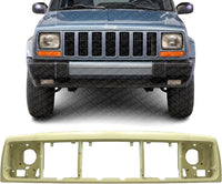 Front Header Panel Plastic Direct Replacement Compatible With Jeep Cherokee 1997-2001 CH1220115 55055233AF 55055233AE