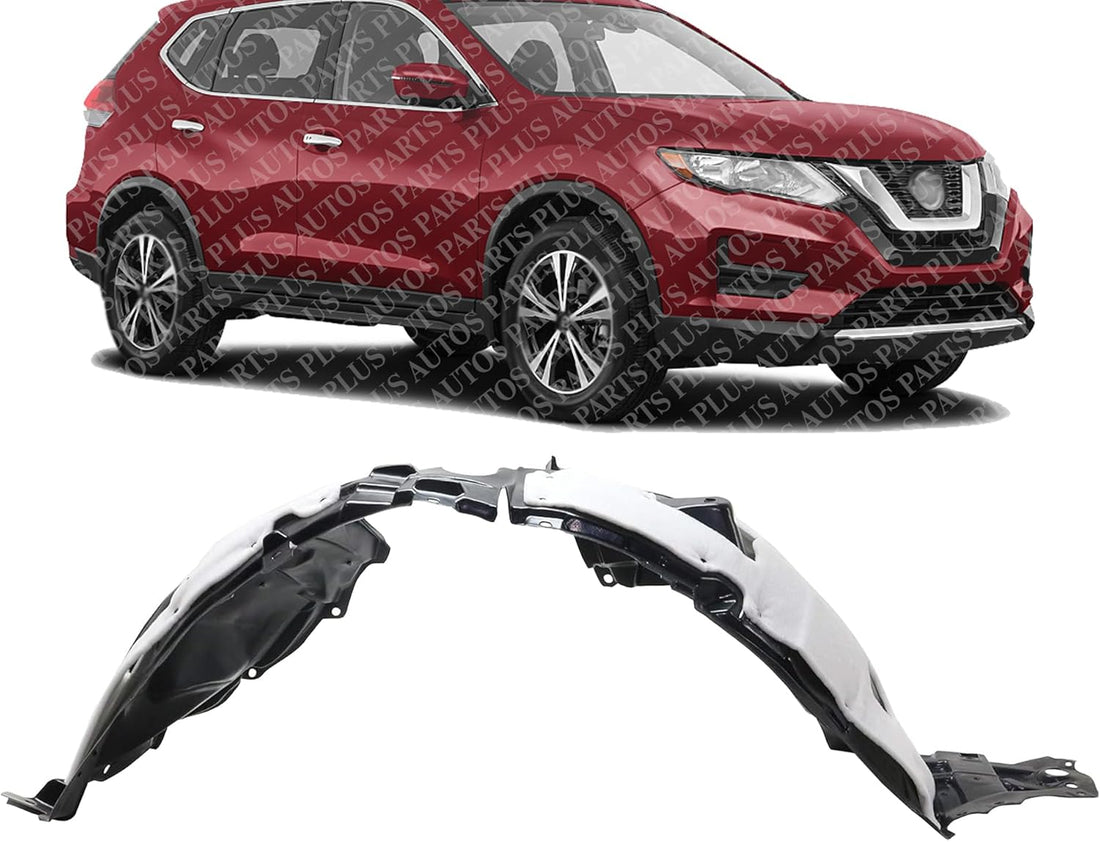 Front Fender Liner Right Passenger Side Direct Replacement Compatible With 2017-2021 Nissan Rogue Sport NI1249164 638406MA0A-PFM