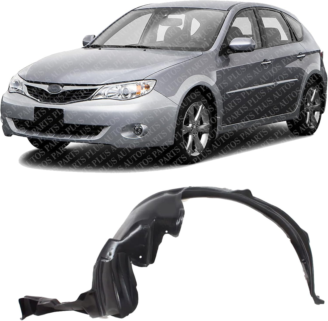 Front Fender Liner Left Driver Side Direct Replacement Compatible With 2005-2009 Subaru Outback SU1250102 59120AG07A