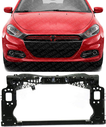 Front Radiator Support Assembly Plastic With Steel Direct Replacement Compatible With 2013-2016 Dodge Dart CH1225243 68385101AA