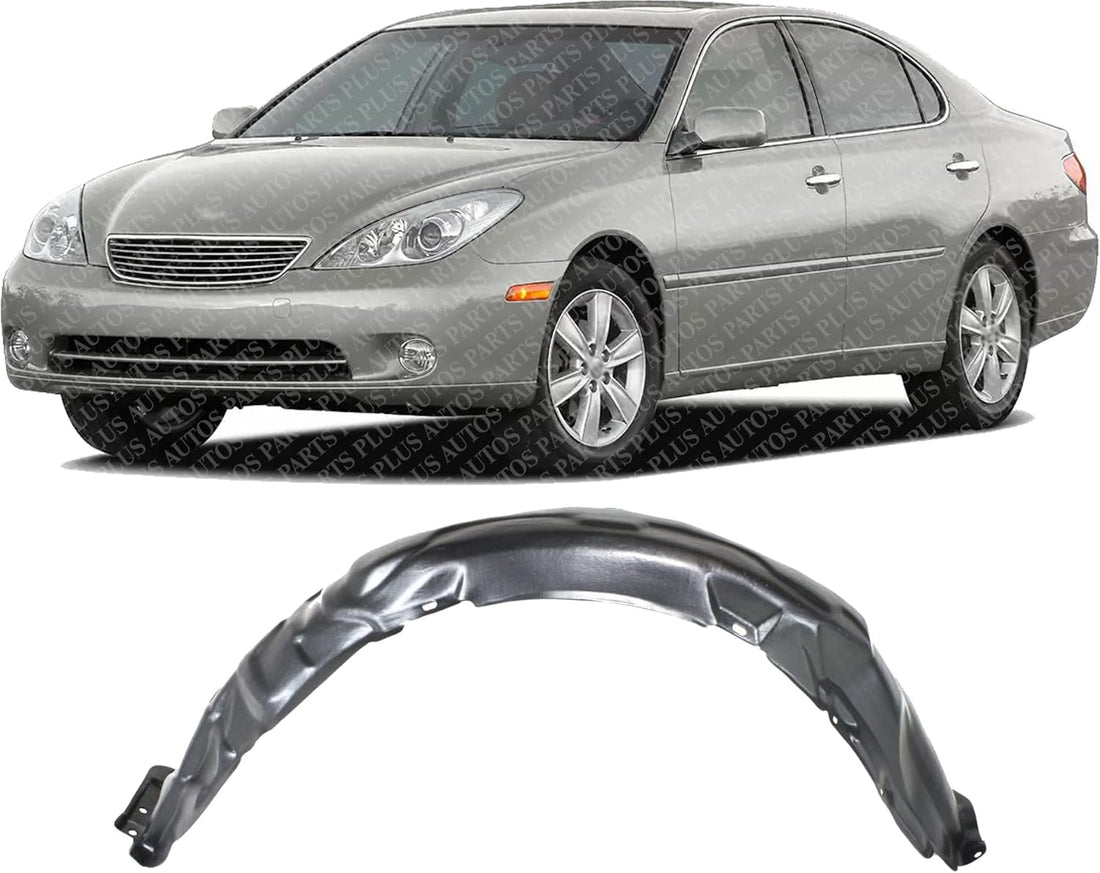 Front Fender Liner Left Driver Side Direct Replacement Compatible With 2002-2003 Lexus ES300 / 2004-2006 ES330 LX1250111 5387633140