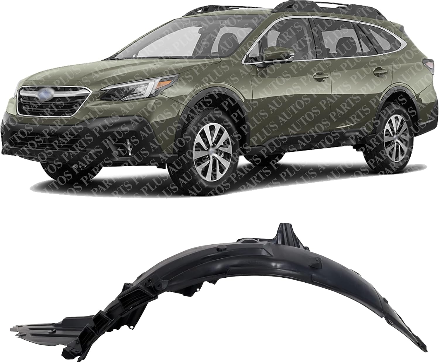 Front Fender Liner Left Driver Side Direct Replacement Compatible With 2020-2022 Subaru Outback SU1248137 59110AN03A