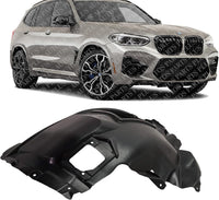 Front Fender Liner Middle Section Right Passenger Side Direct Replacement Compatible With 2018-2023 BMW X3 / 2019-2024 X4 BM1249159 51717445682