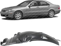 Front Section Fender Liner Left Driver Side Direct Replacement Compatible With 2003-2006 Mercedes Benz S-Class MB1248116 2206904530