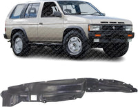 Front Fender Liner Right Passenger Side Direct Replacement Compatible With 1986-1997 Nissan Pickup / 1987-1995 Nissan Pathfinder NI1249102 6388031G01