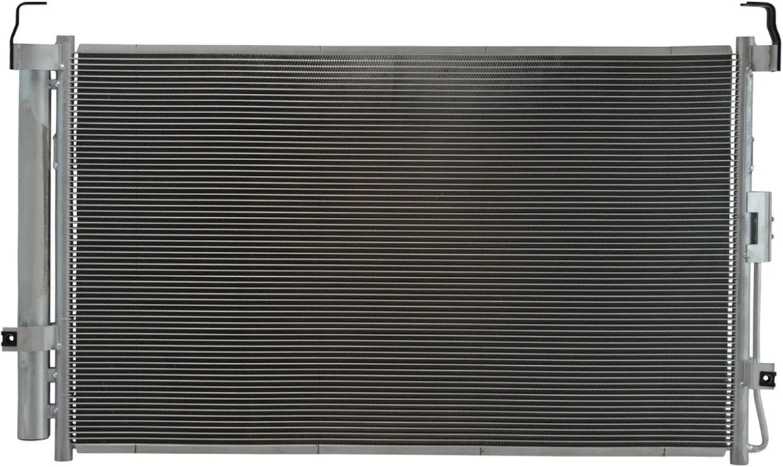 Front A/C Condenser Aluminum Core Direct Replacement Compatible With 2006-2014 Kia Sedona / 2007-2008 Hyundai Entourage KI3030118 976064D900