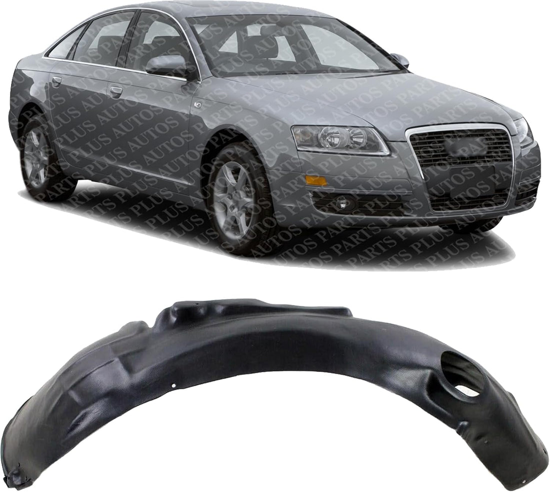 Front Fender Liner Right Passenger Side Direct Replacement Compatible With 2007-2011 Audi S6 AU1249125 4F0821134T