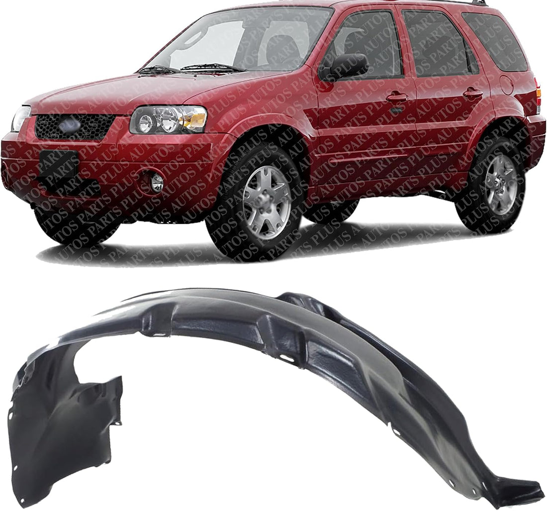Front Fender Liner Left Driver Side Direct Replacement Compatible With 2005-2007 Ford Escape/Mercury Mariner FO1250126 5L8Z16103AA