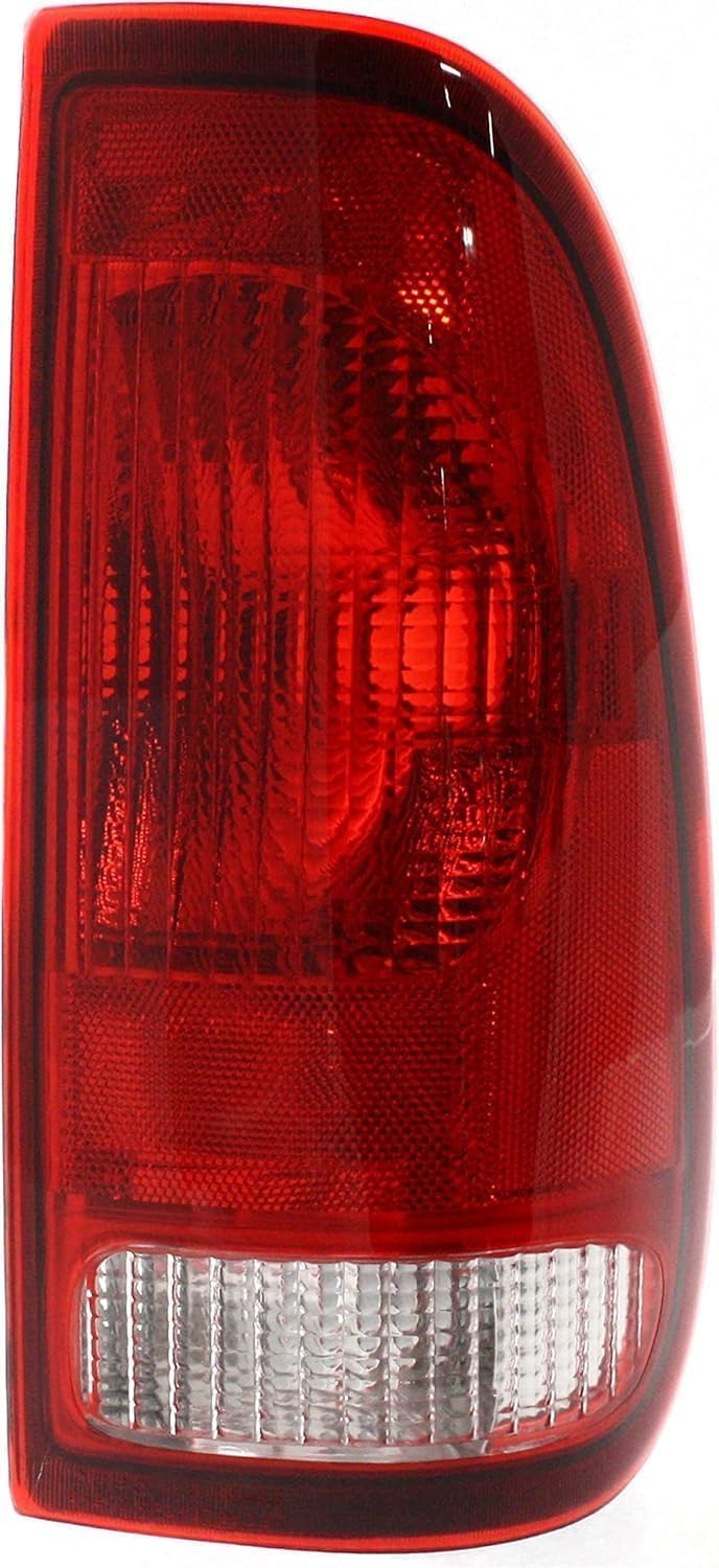 Tail Light Assembly Right Passenger Side Direct Replacement Compatible With 1997-2003 Ford F-150/1999-2007 Ford F-Series Super Duty FO2801117 F85Z13404CA