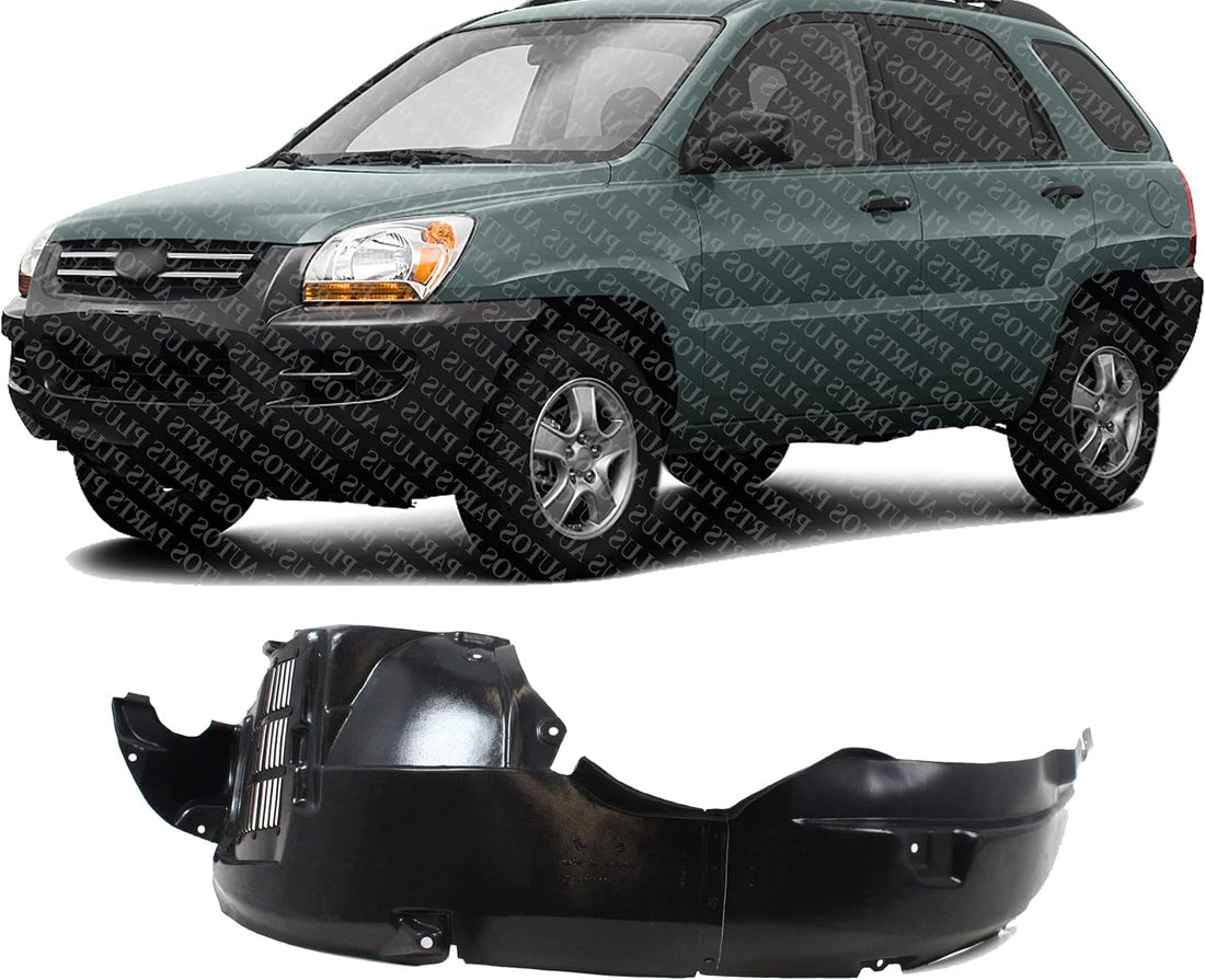 Front Fender Liner Left Driver Side Direct Replacement Compatible with 2005-2010 Kia Sportage KI1250114 868111F000