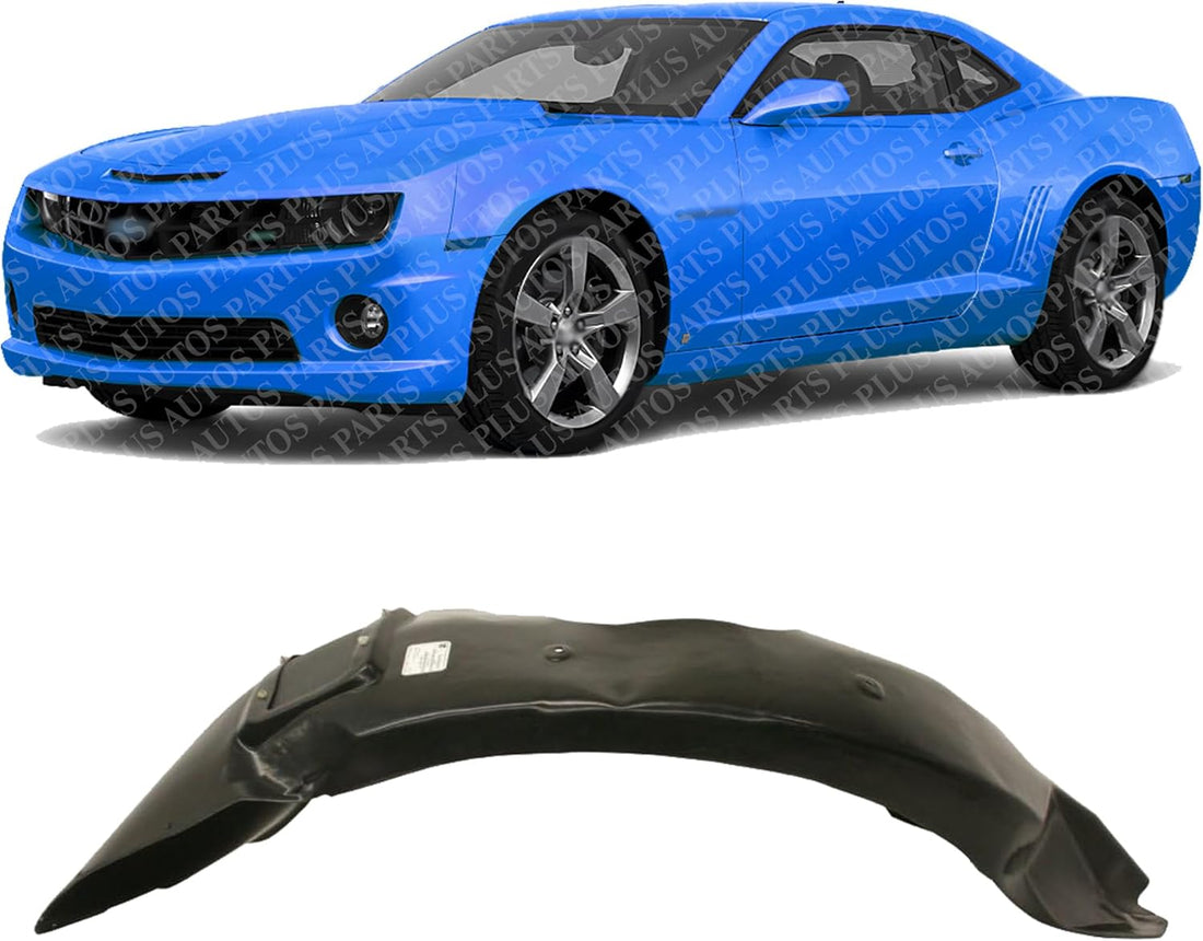Front Fender Liner Left Driver Side Direct Replacement Compatible With 2010-2013 Chevrolet Camaro GM1248212 22863723