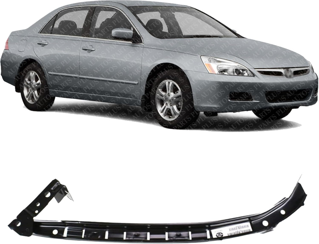 Front Bumper Cover Beam Bracket Right Passenger Side Direct Replacement Compatible With 2003-2007 Honda Accord HO1067112 HO1027104 71140SDAA10 71140SDAA00