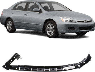 Front Bumper Cover Beam Bracket Right Passenger Side Direct Replacement Compatible With 2003-2007 Honda Accord HO1067112 HO1027104 71140SDAA10 71140SDAA00