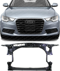 Front Radiator Support Assembly Plastic Direct Replacement Compatible With 2015-2018 Audi A7 Quattro / 2012-2015 A6 AU1225128 4G0805594