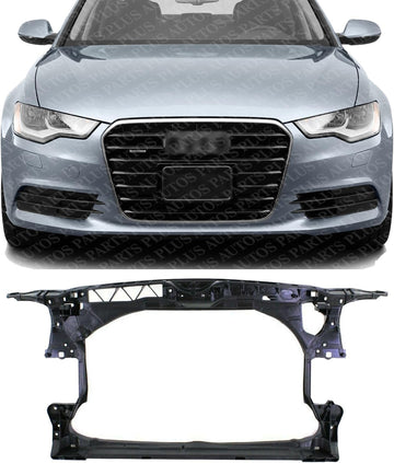 Front Radiator Support Assembly Plastic Direct Replacement Compatible With 2015-2018 Audi A7 Quattro / 2012-2015 A6 AU1225128 4G0805594
