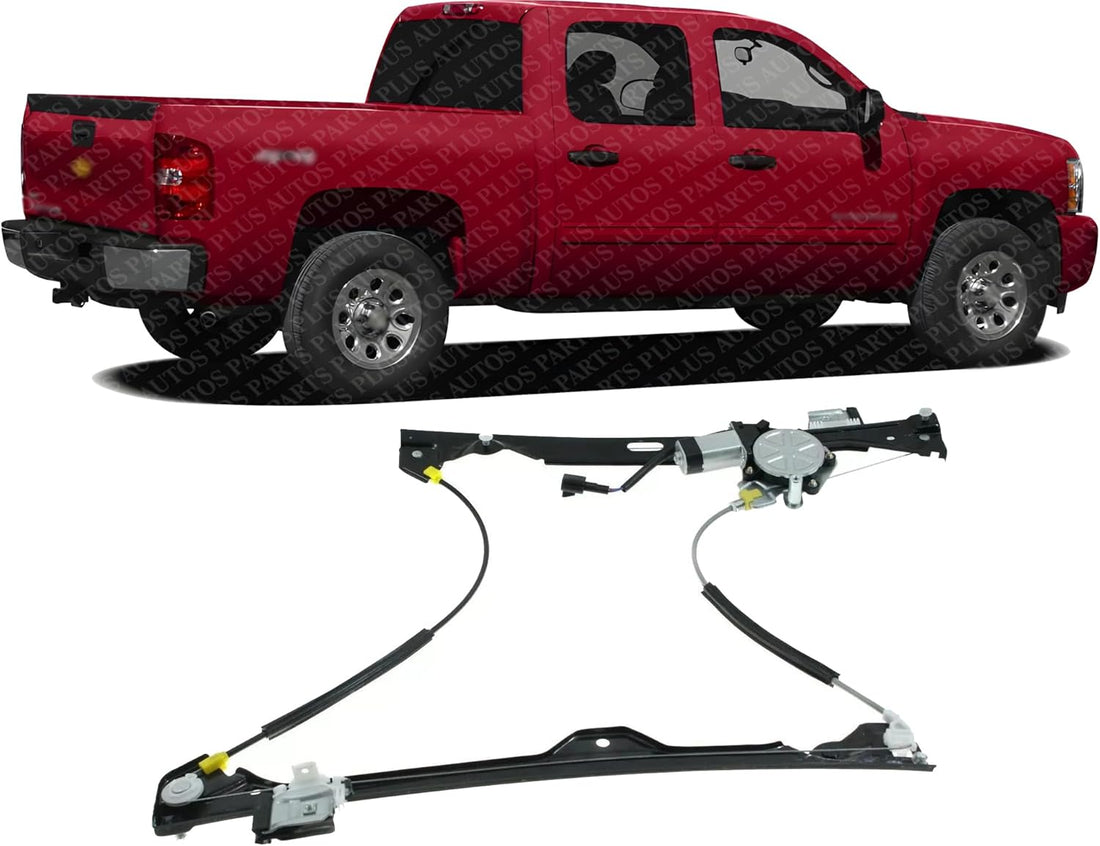 Rear Power Window Regulators with Motor Right Passenger Side Direct Replacement Compatible with 2007-2013 Chevrolet Silverado & GMC Sierra 1500/2007-2014 2500HD 3500HD GM1551129