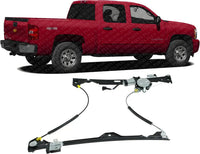 Rear Power Window Regulators with Motor Right Passenger Side Direct Replacement Compatible with 2007-2013 Chevrolet Silverado & GMC Sierra 1500/2007-2014 2500HD 3500HD GM1551129