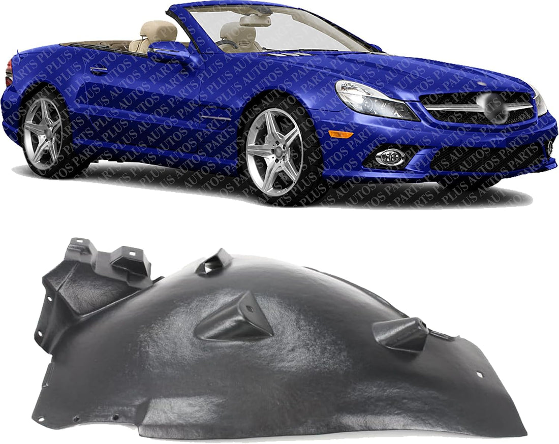 Front Fender Liner Rear Section Right Passenger Side Direct Replacement Compatible With 2003-2012 Mercedes Benz SL-Class MB1249150 2306980630