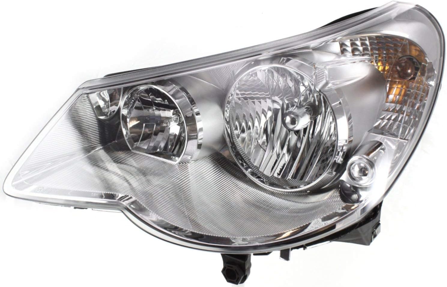 Set Of 2 Front Head Light Assembly Left Driver & Right Passenger Side Direct Replacement Compatible With 2007-2010 Chrysler Sebring CH2503178 CH2502178 CH2503223 CH2502223
