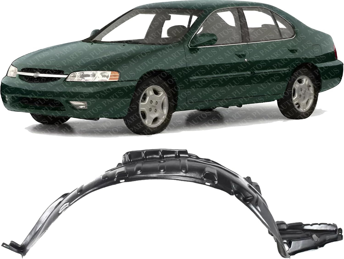 Front Fender Liner Left Driver Side Direct Replacement Compatible With 2000-2001 Nissan Altima NI1250110 638430Z800