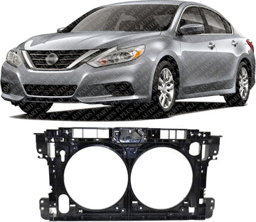 Front Radiator Support Assembly Plastic with Steel Direct Replacement Compatible With 2016-2018 Nissan Altima NI1225250 625009HS0A