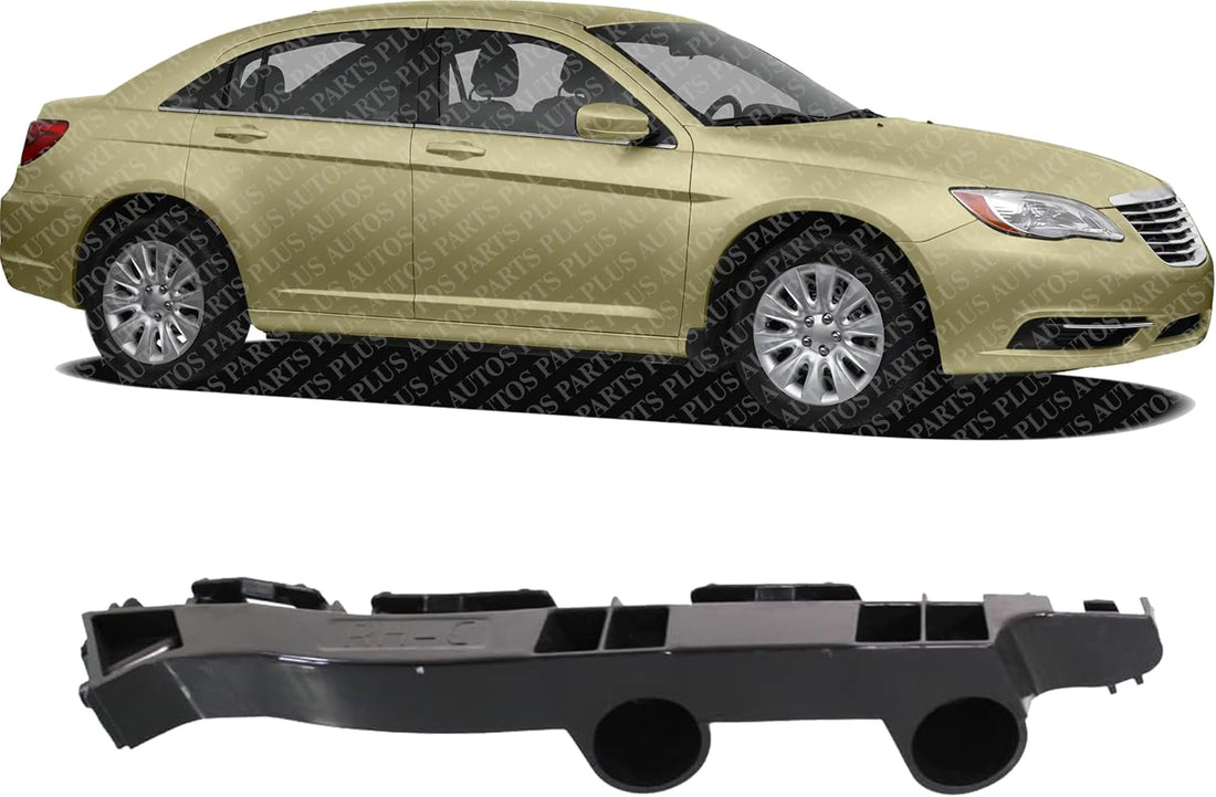 Front Bumper Bracket Plastic Right Passenger Side Direct Replacement Compatible With 2011-2014 Chrysler 200 CH1043101 68081882AD