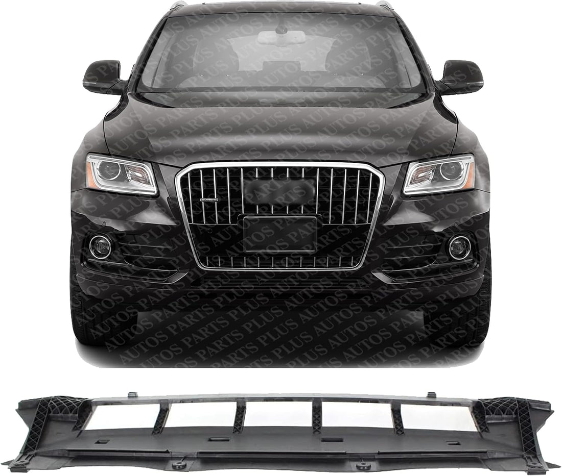 Front Bumper Grille Lower Plate Plastic Direct Replacement Compatible With 2013-2017 Audi SQ5 / Q5 AU1091103 8R0807233C