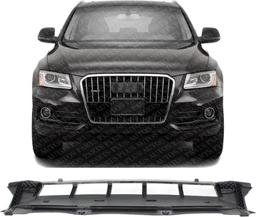 Front Bumper Grille Lower Plate Plastic Direct Replacement Compatible With 2013-2017 Audi SQ5 / Q5 AU1091103 8R0807233C