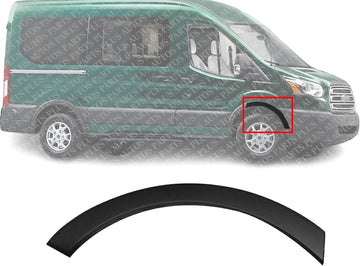 Front Wheel Opening Molding Right Passenger Side Direct Replacement Compatible with 2015-2019 Ford Transit FO1291134 B07TBND4P8