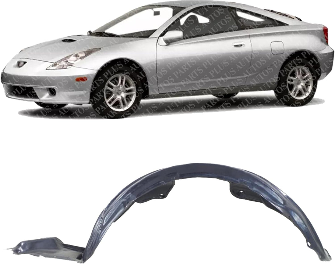 Front Fender Liner Left Driver Side Direct Replacement Compatible With 1994-1999 Toyota Celica TO1248120 5387620270