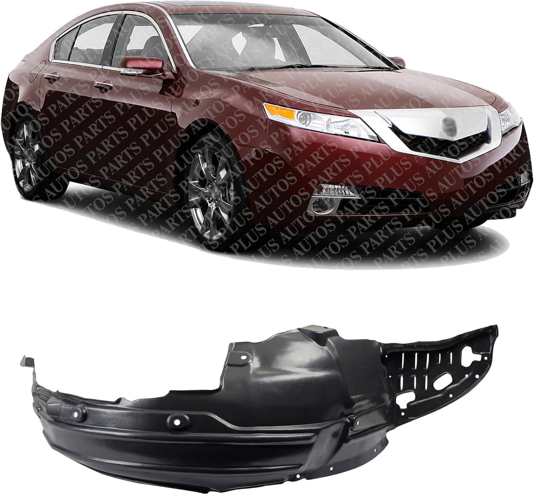Front Fender Liner Right Passenger Side Direct Replacement Compatible With 2009-2011 Acura TL AC1249125 74101TK4A00