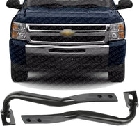 Set of 2 Front Bumper Bracket Steel Left Driver & Right Passenger Side Direct Replacement Compatible with 2007-2013 Chevrolet Silverado Pickup GM1043107 GM1042107 22861859 22861858