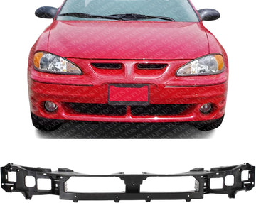 Front Header Panel Assembly Plastic Direct Replacement Compatible With 1999-2005 Grand Am GM1220165 22619076