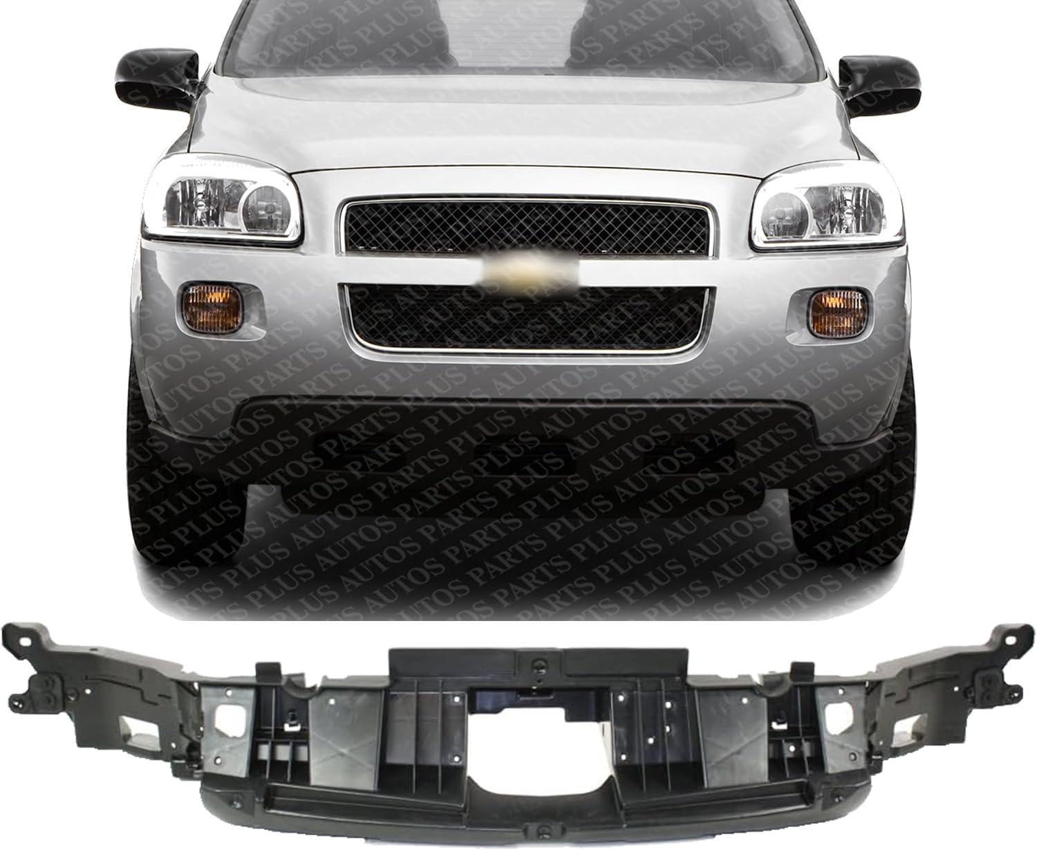 Front Header Panel Direct Replacement Compatible With 2005-2009 Chevrolet Uplander/Pontiac Montana GM1221139 15798109