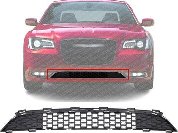 Front Bumper Grille Square Mesh Design Direct Replacement Compatible With 2015-2022 Chrysler 300 CH1036147 68214483AC