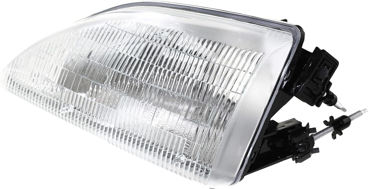 Front Head Light Assembly Left Driver Side Direct Replacement Compatible With 1994-1998 Ford Mustang FO2502130 F4ZZ13008F
