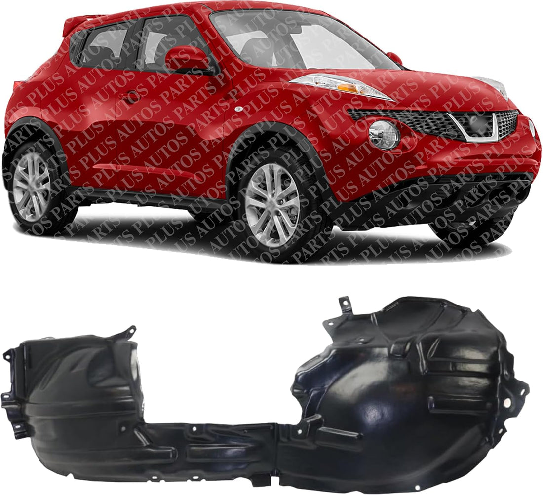 Front Fender Liner Right Passenger Side Direct Replacement Compatible With 2011-2016 Nissan Juke NI1249124 NI1249145 638421KA0A 638403YW0A